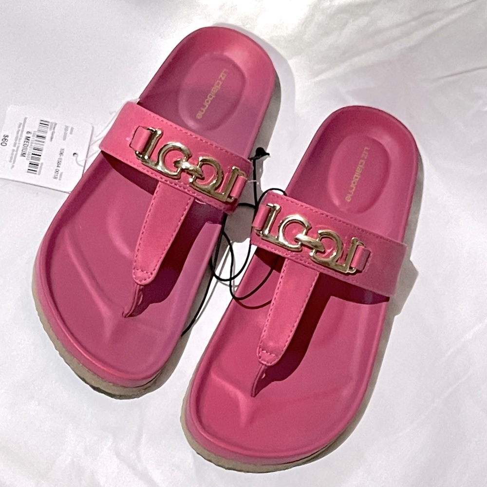 NWT Liz Claiborne Rose Garden Color Sandal